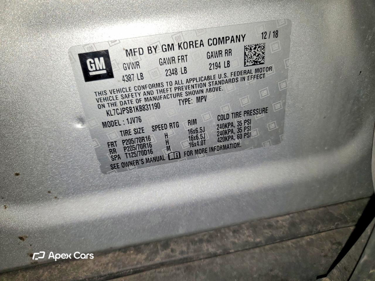 Chevrolet Trax 2019