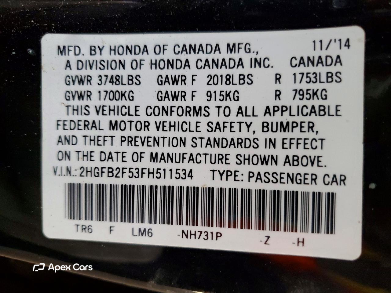 Honda Civic 2015