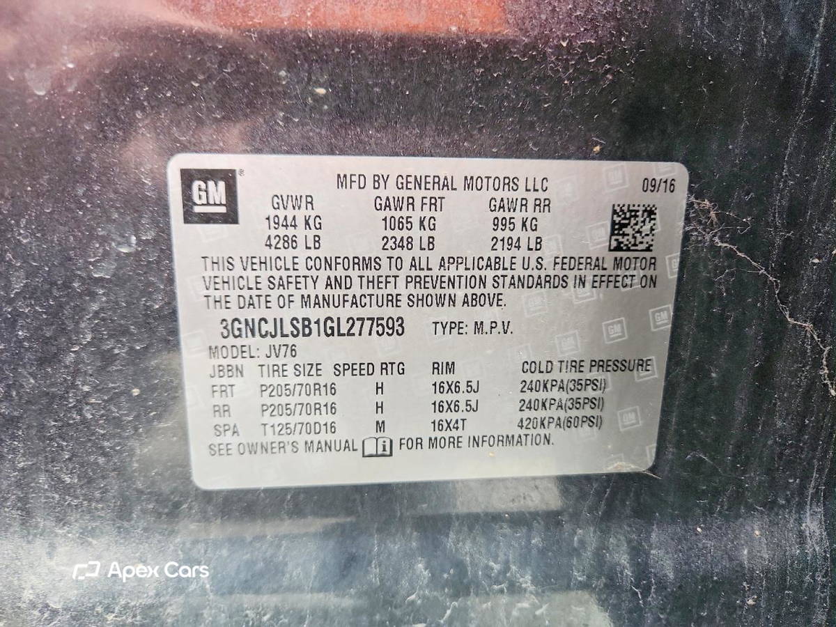 Chevrolet Trax 2016