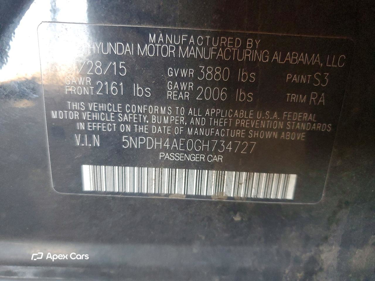 Hyundai Elantra 2016