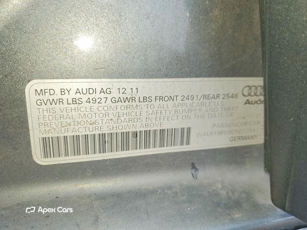 Audi A4 2012