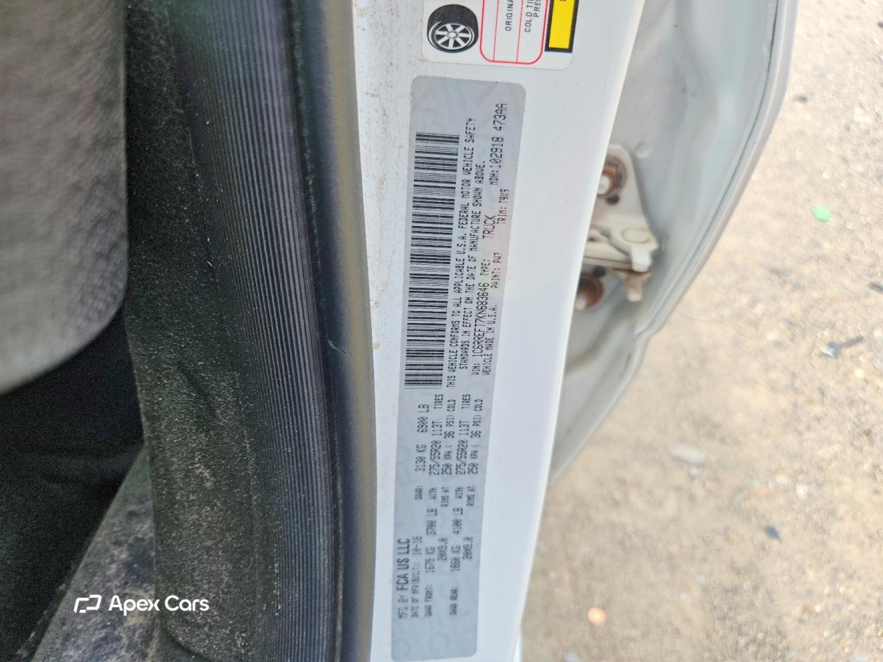 RAM 1500 2019
