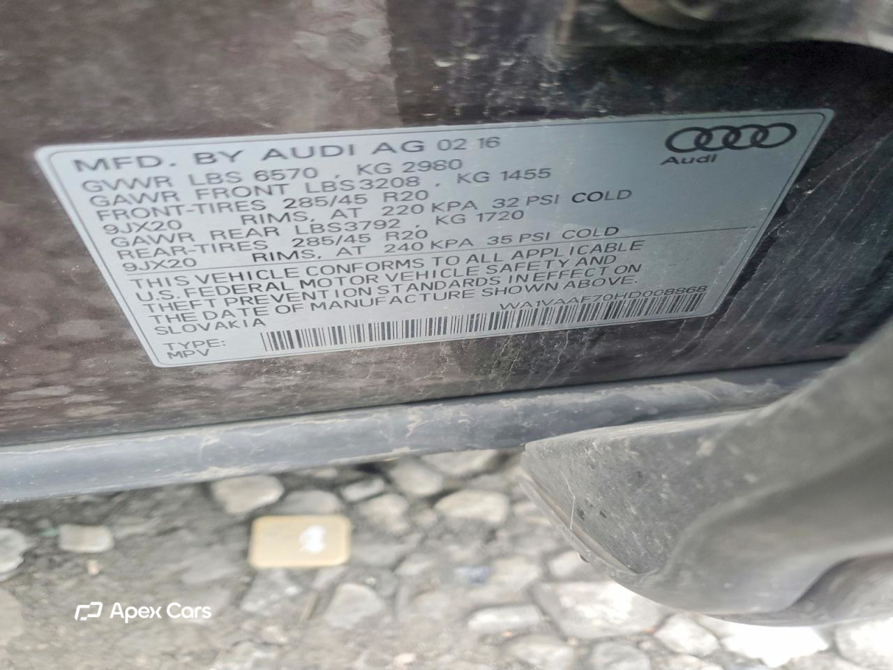 Audi Q7 2017