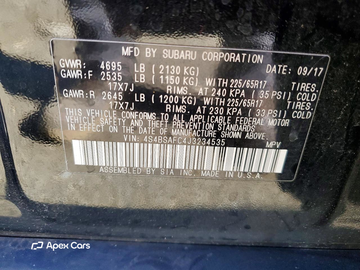 Subaru Outback 2018