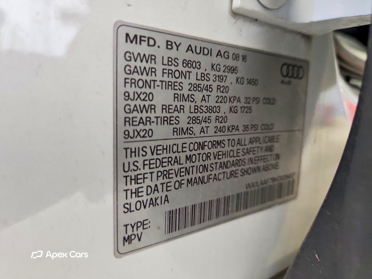 Audi Q7 2017