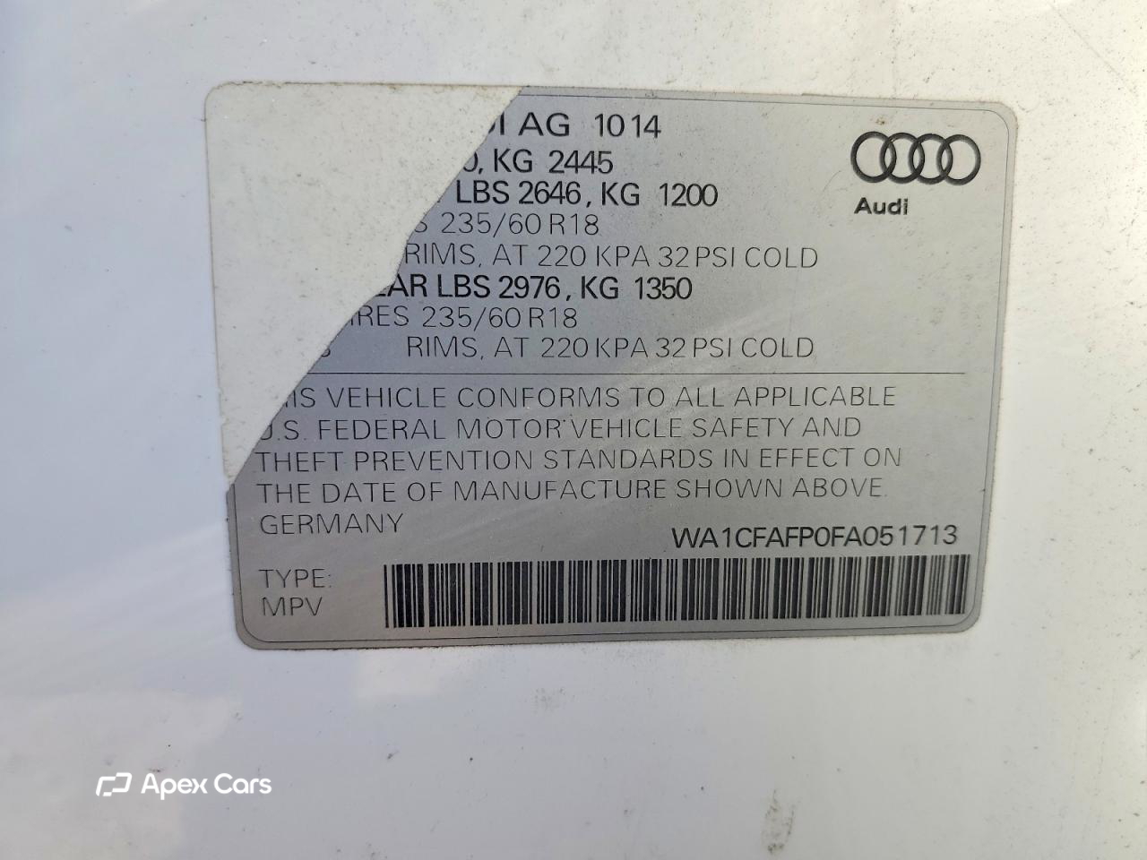 Audi Q5 2015