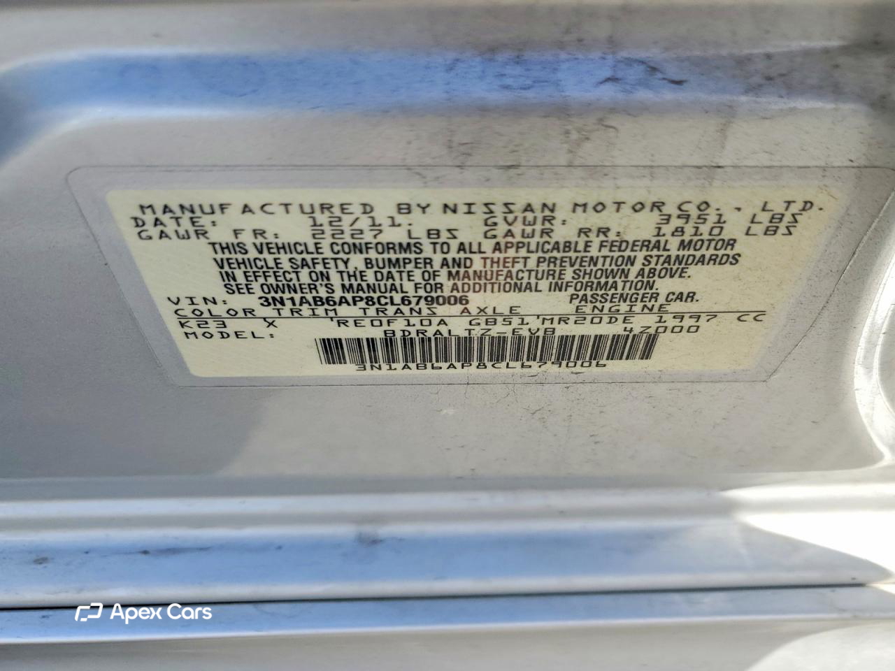 Nissan Sentra 2012