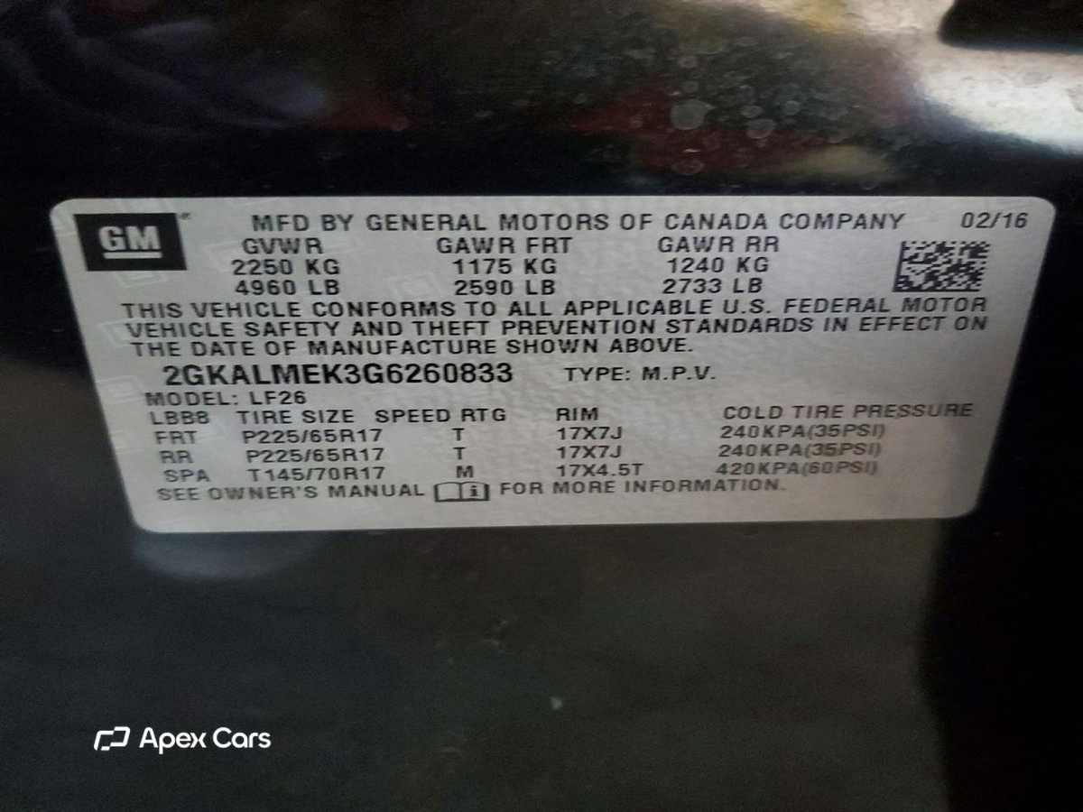 GMC Terrain 2016