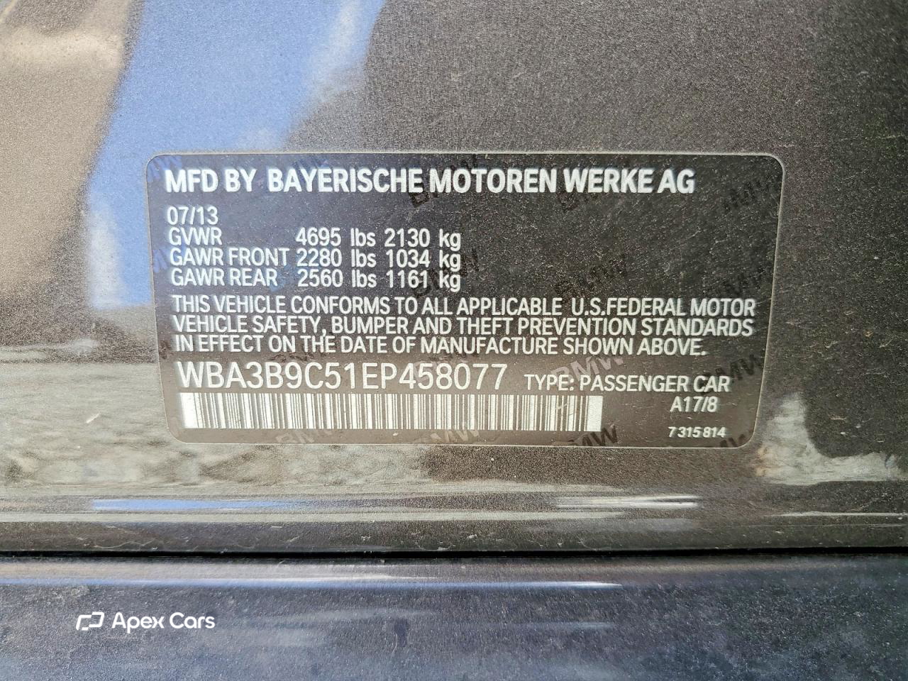 BMW Series 3 2014