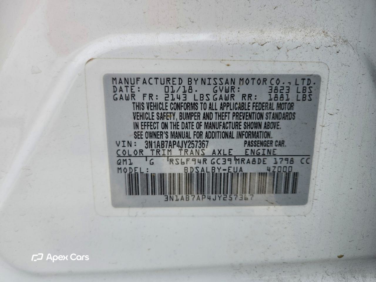 Nissan Sentra 2018