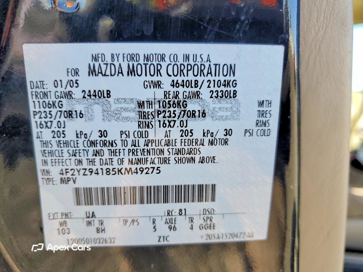 Mazda Tribute 2005