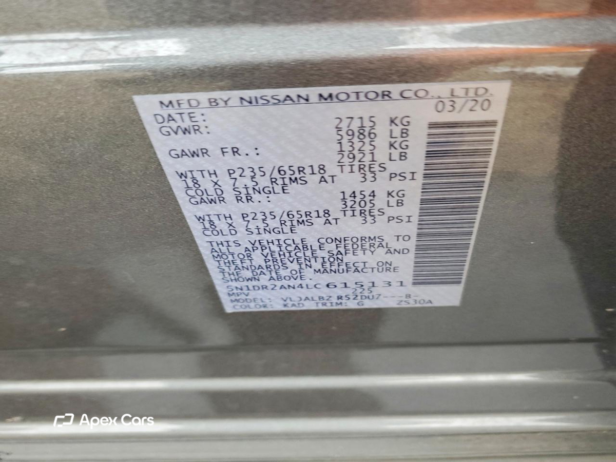 Nissan Pathfinder 2020