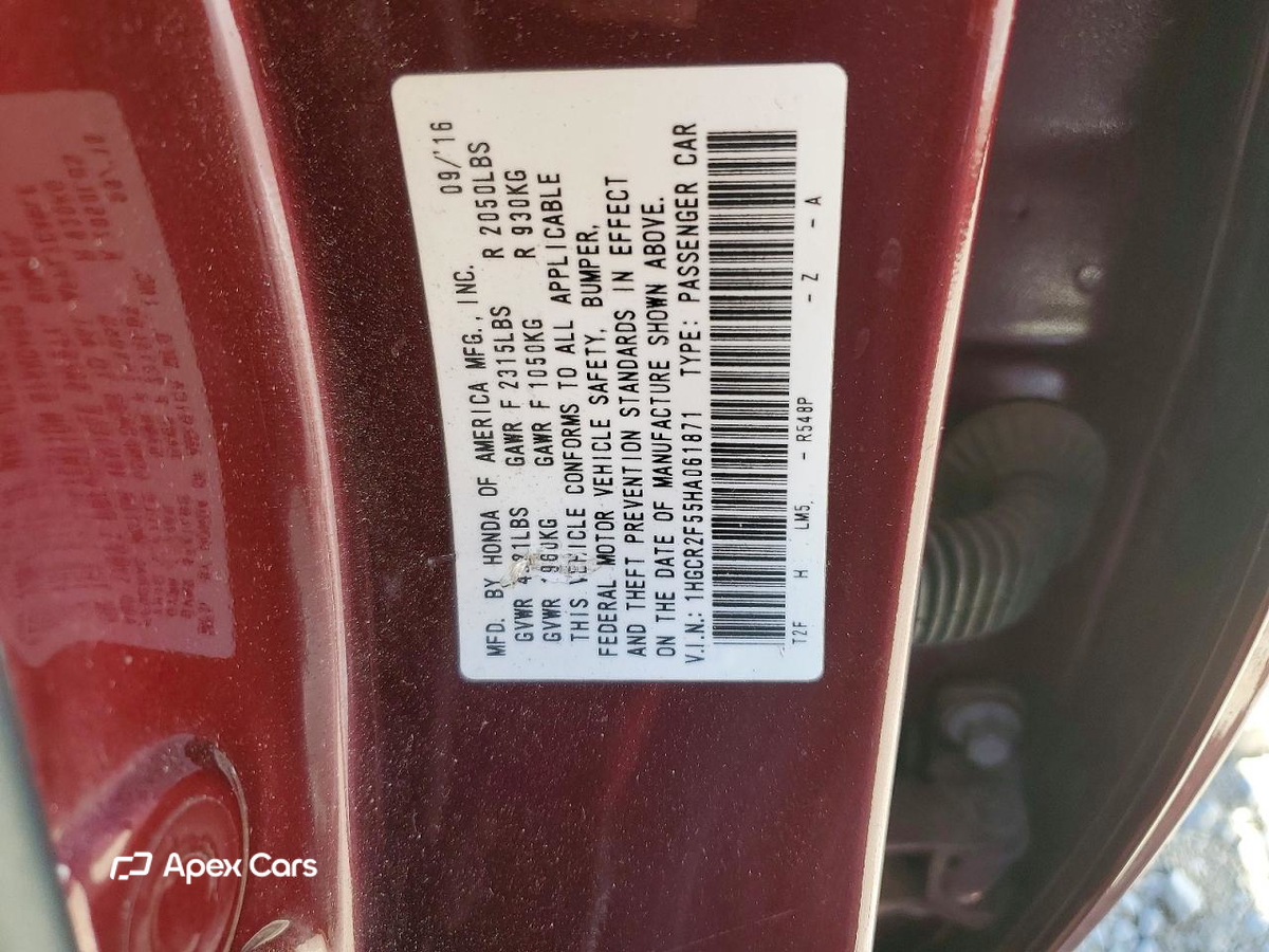 Honda Accord 2017