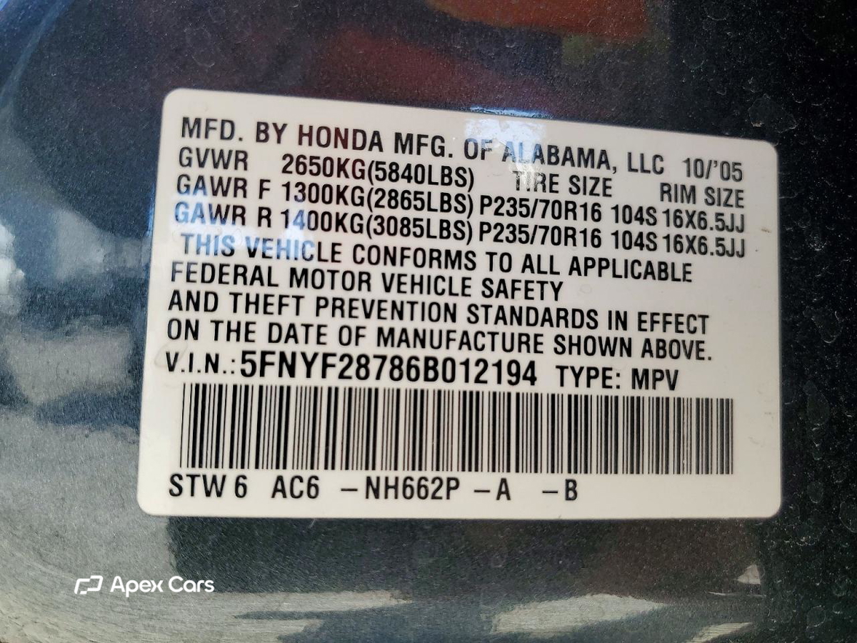 Honda Pilot 2006