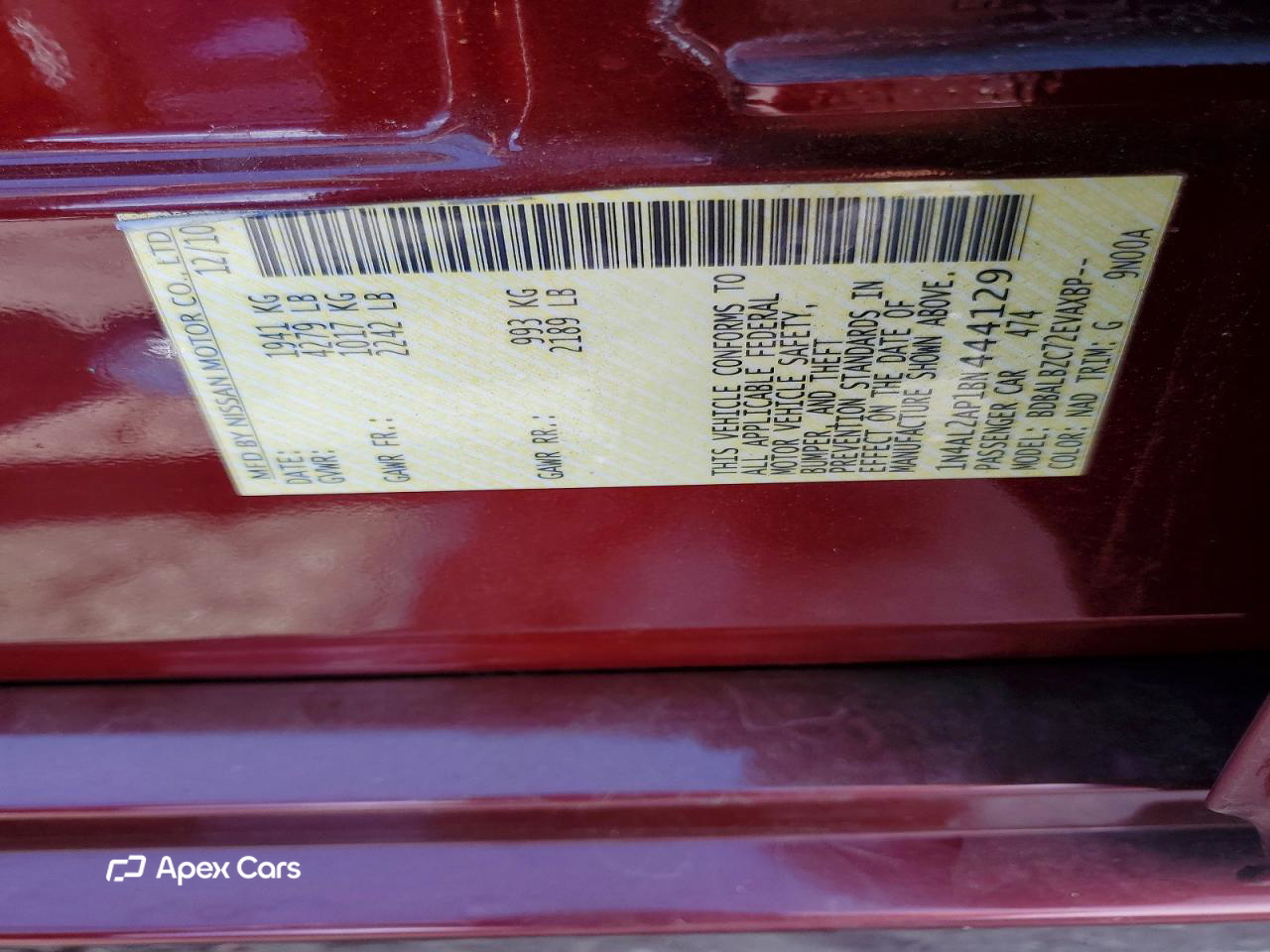 Nissan Altima 2011