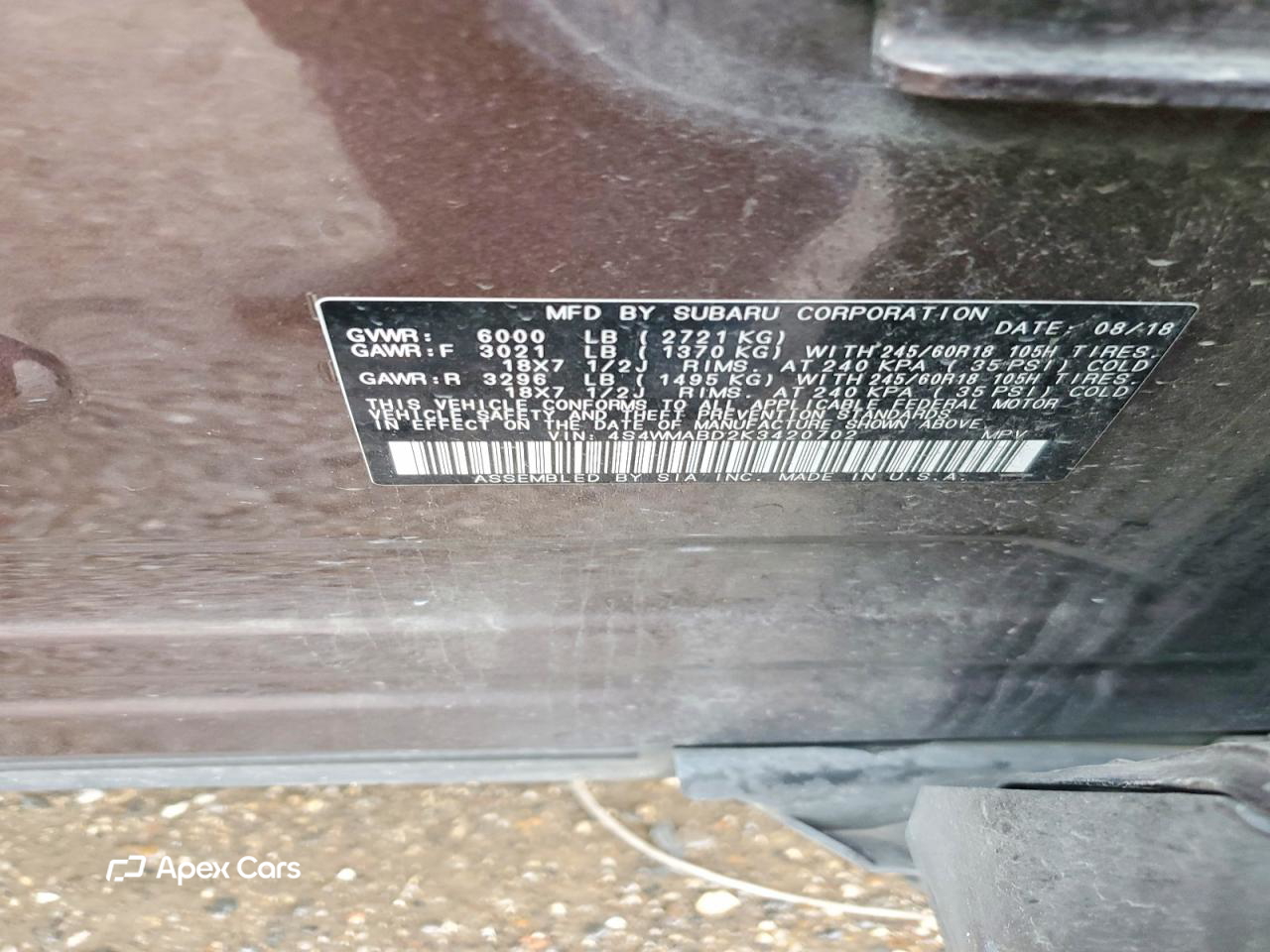 Subaru Ascent 2019