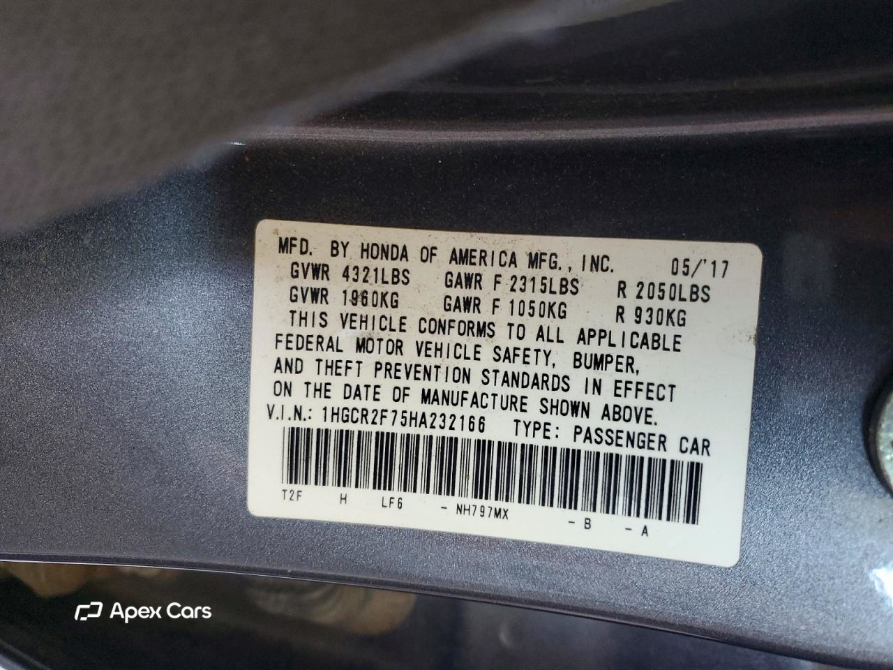 Honda Accord 2017