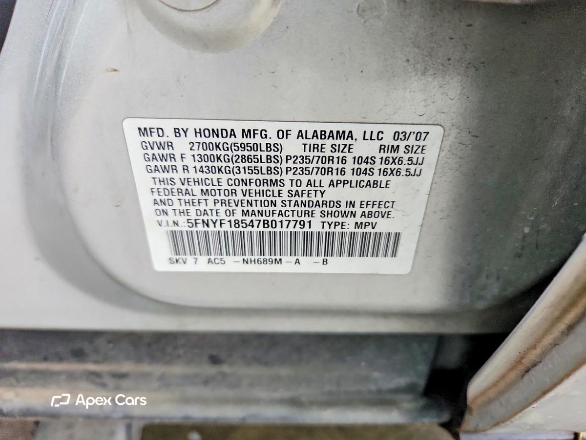 Honda Pilot 2007