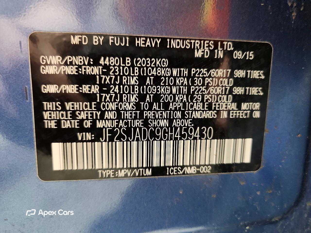 Subaru Forester 2016