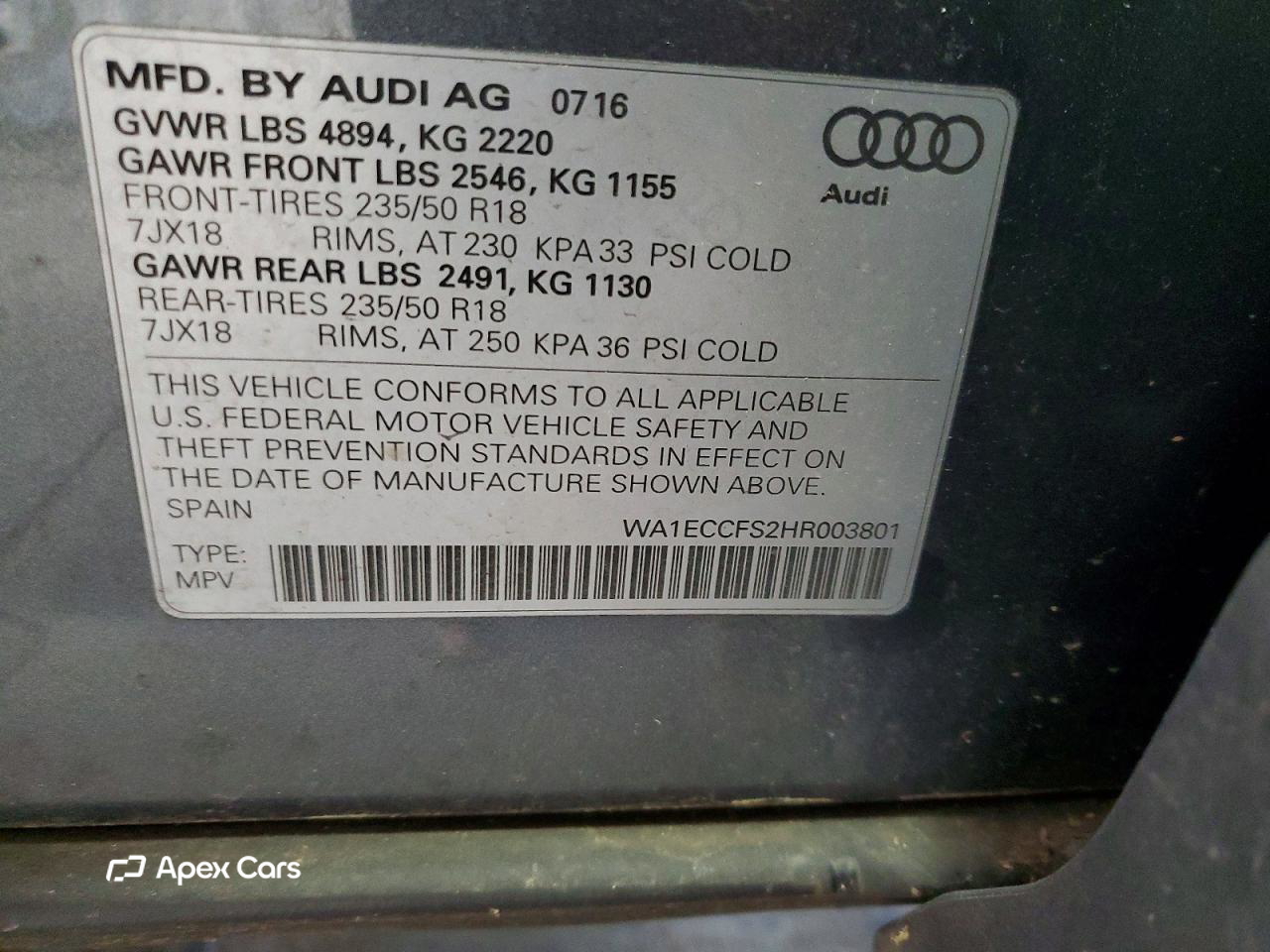 Audi Q3 2017