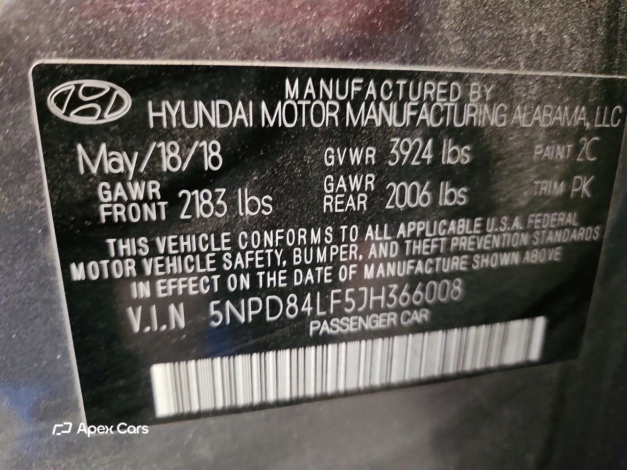 Hyundai Elantra 2018