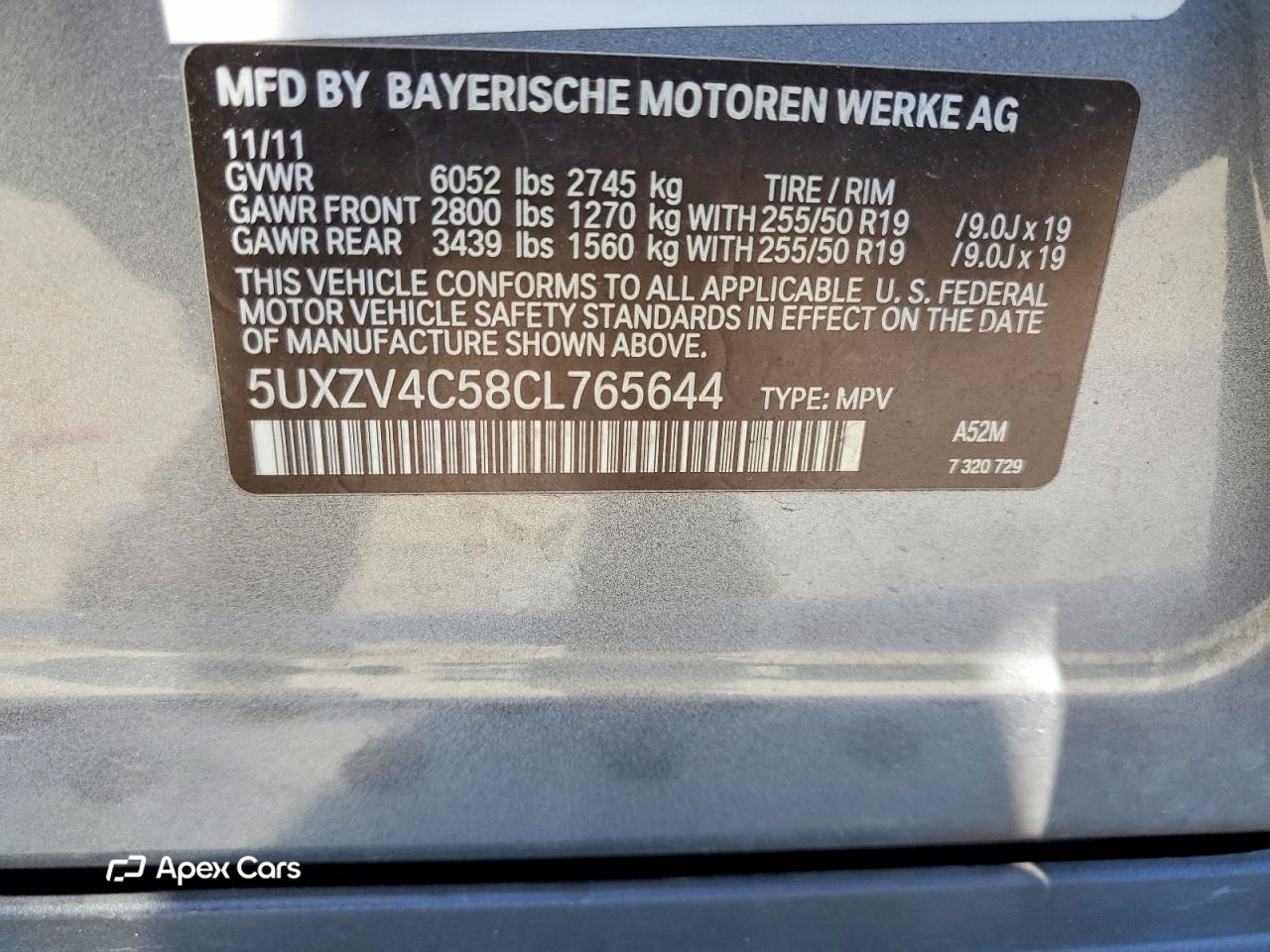 BMW X5 2012