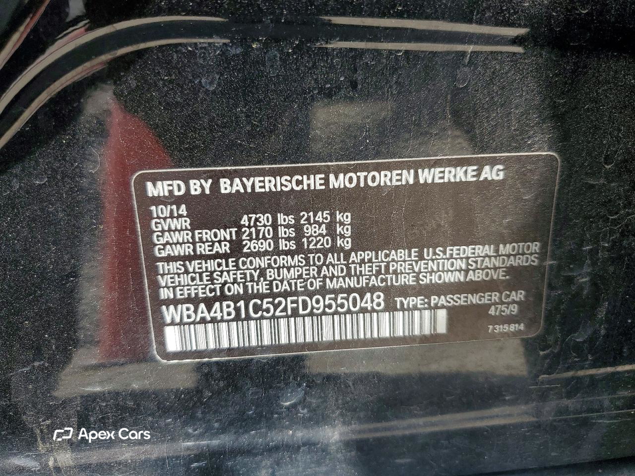 BMW Series 4 2015