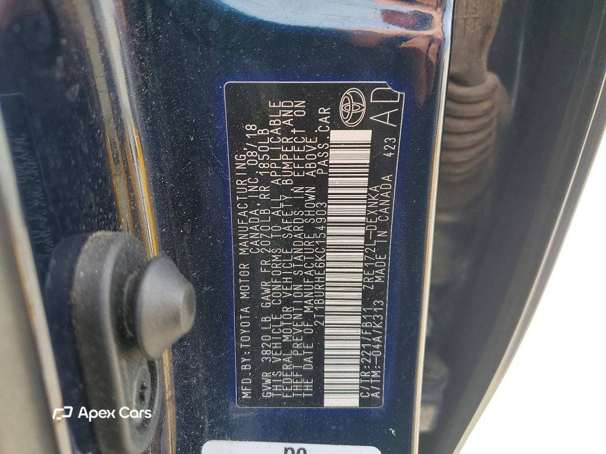 Toyota Corolla 2019