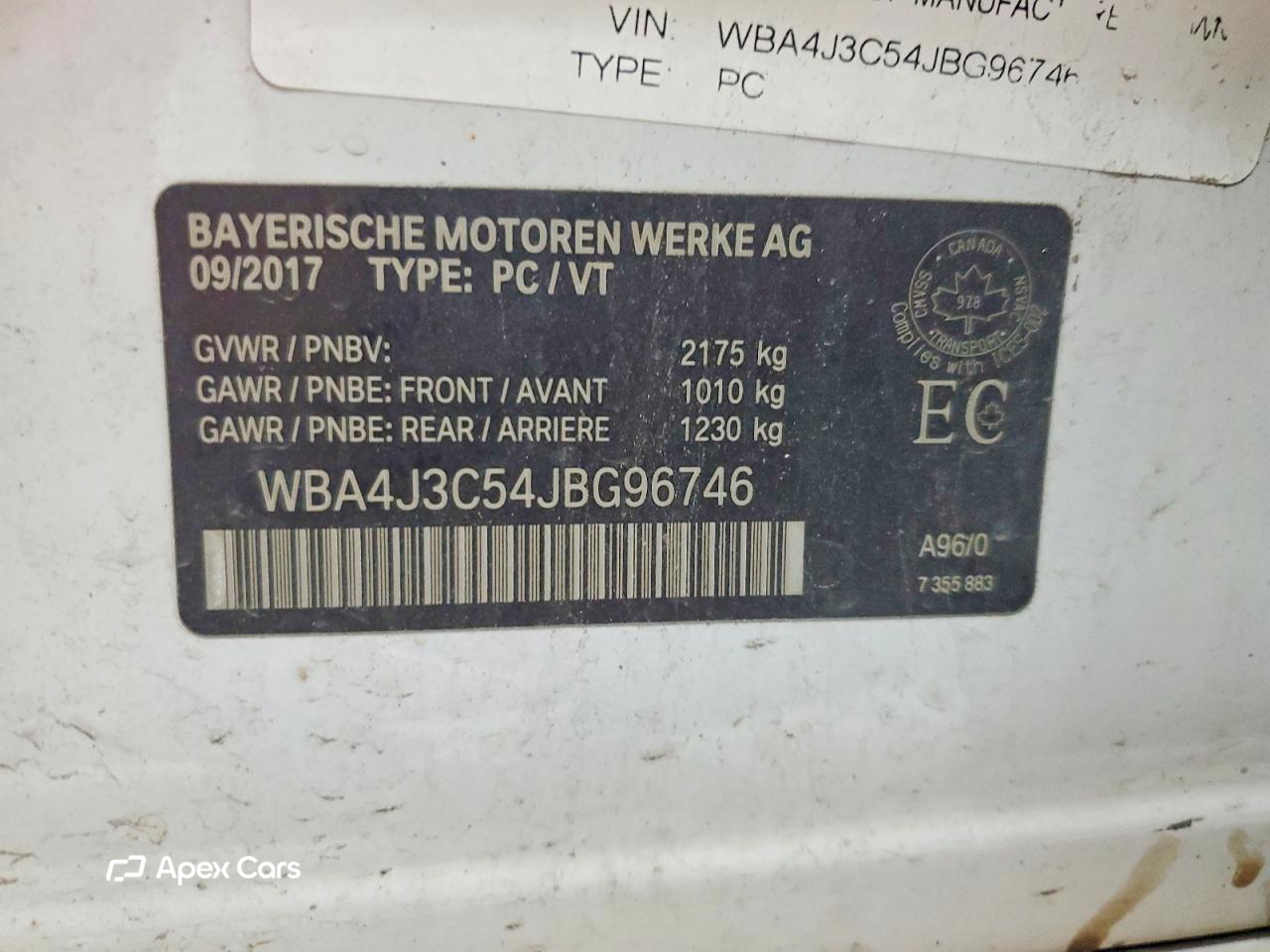 BMW Series 4 2018