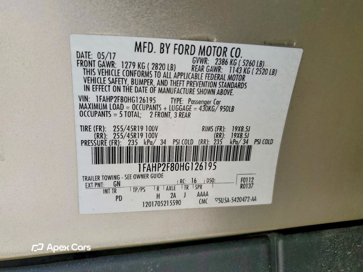 Ford Taurus 2017