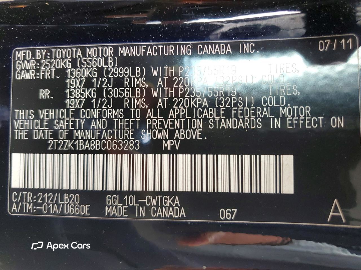 Lexus RX 2011