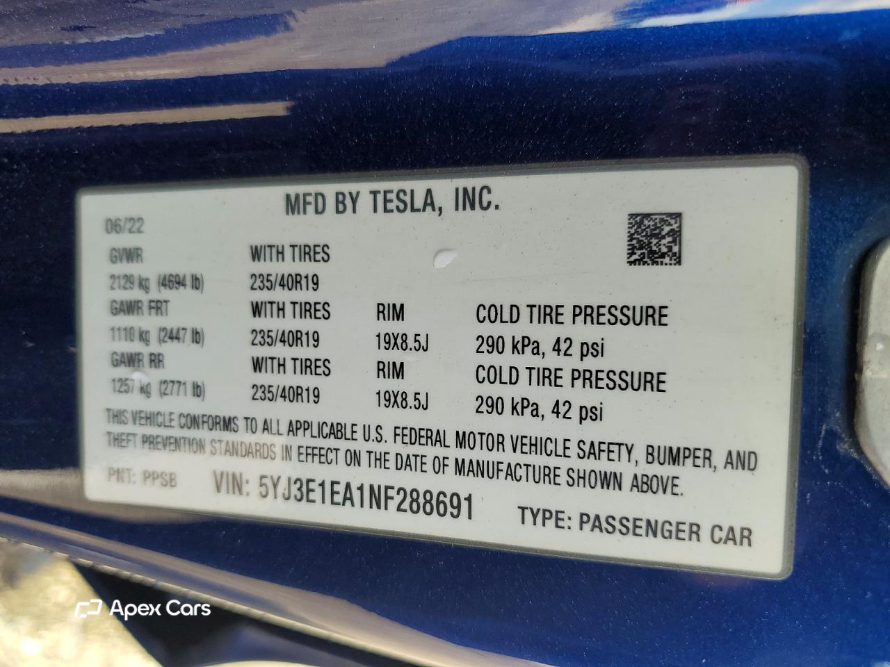 Tesla Model 3 2022