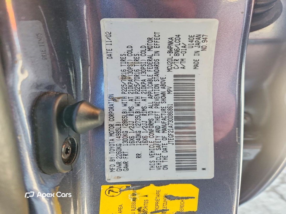 Toyota Highlander 2003