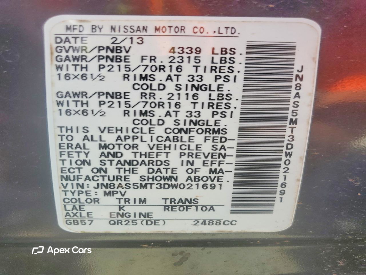 Nissan Rogue 2013