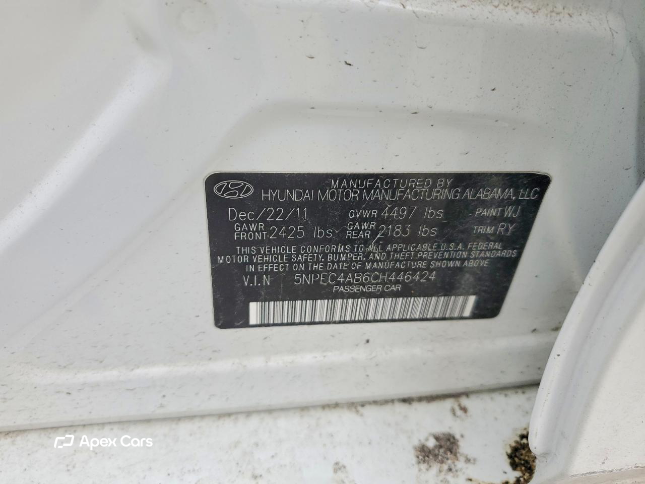 Hyundai Sonata 2012
