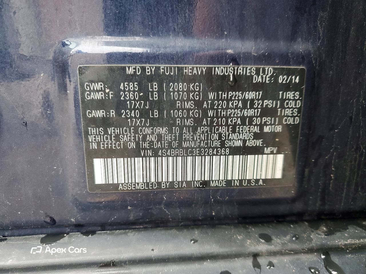 Subaru Outback 2014