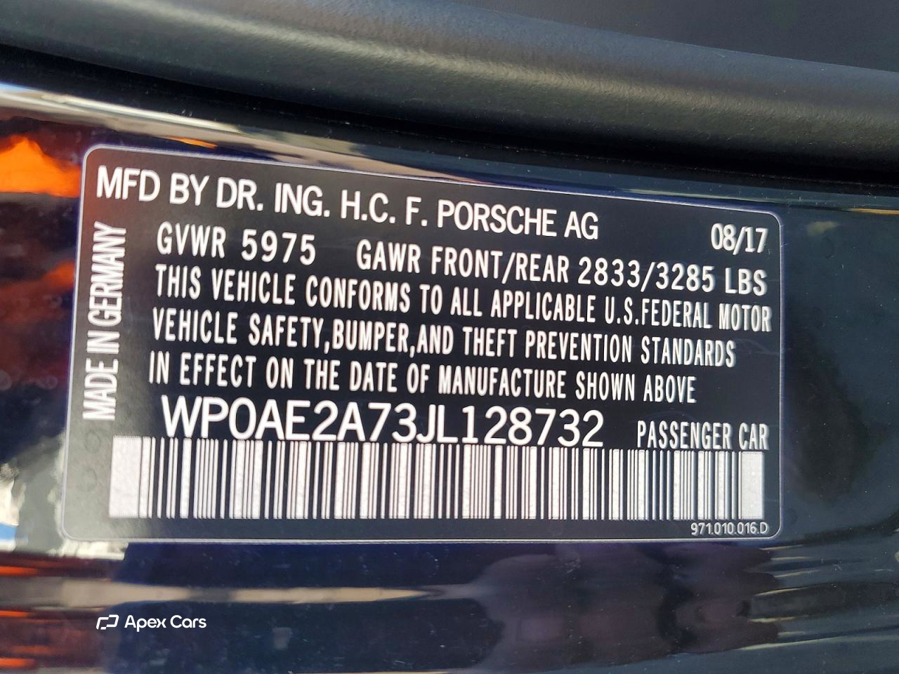 Porsche Panamera 2018