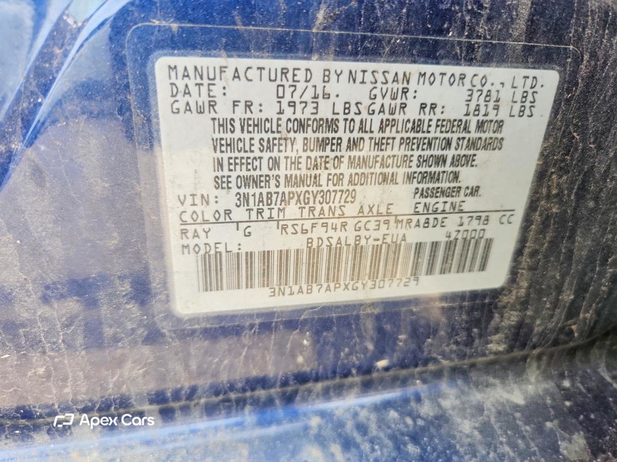 Nissan Sentra 2016