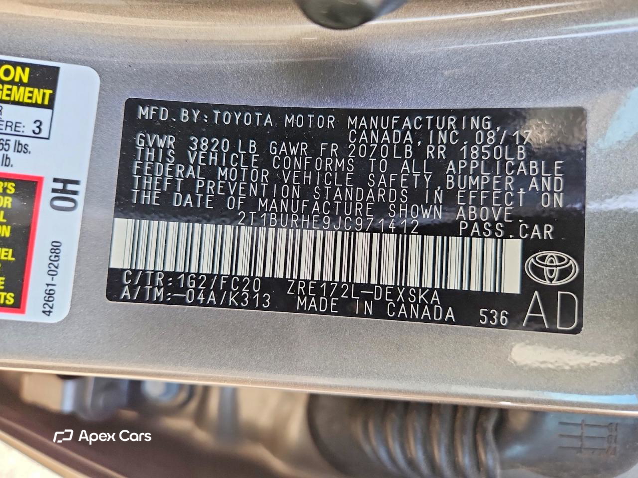 Toyota Corolla 2018