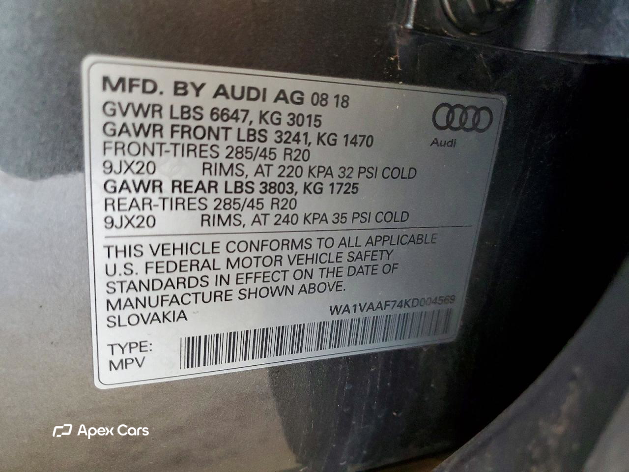 Audi Q7 2019