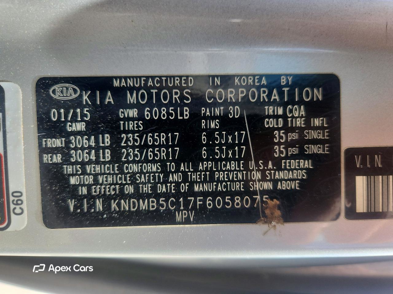 Kia Sedona 2015
