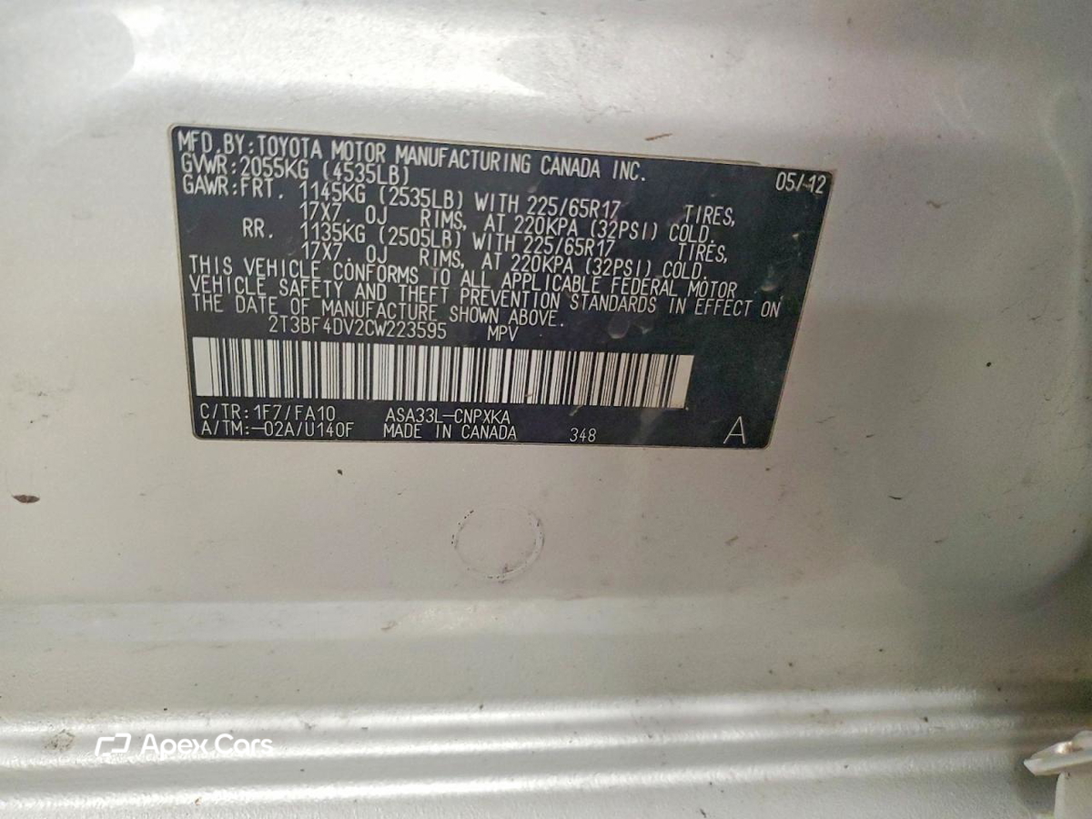 Toyota RAV 4 2012