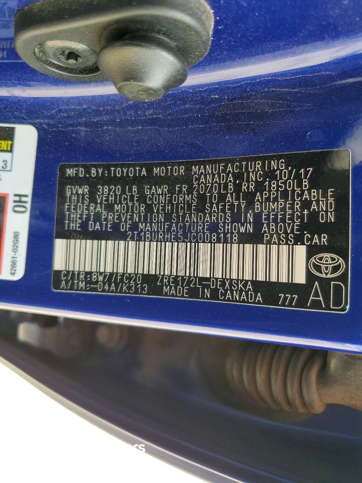 Toyota Corolla 2018
