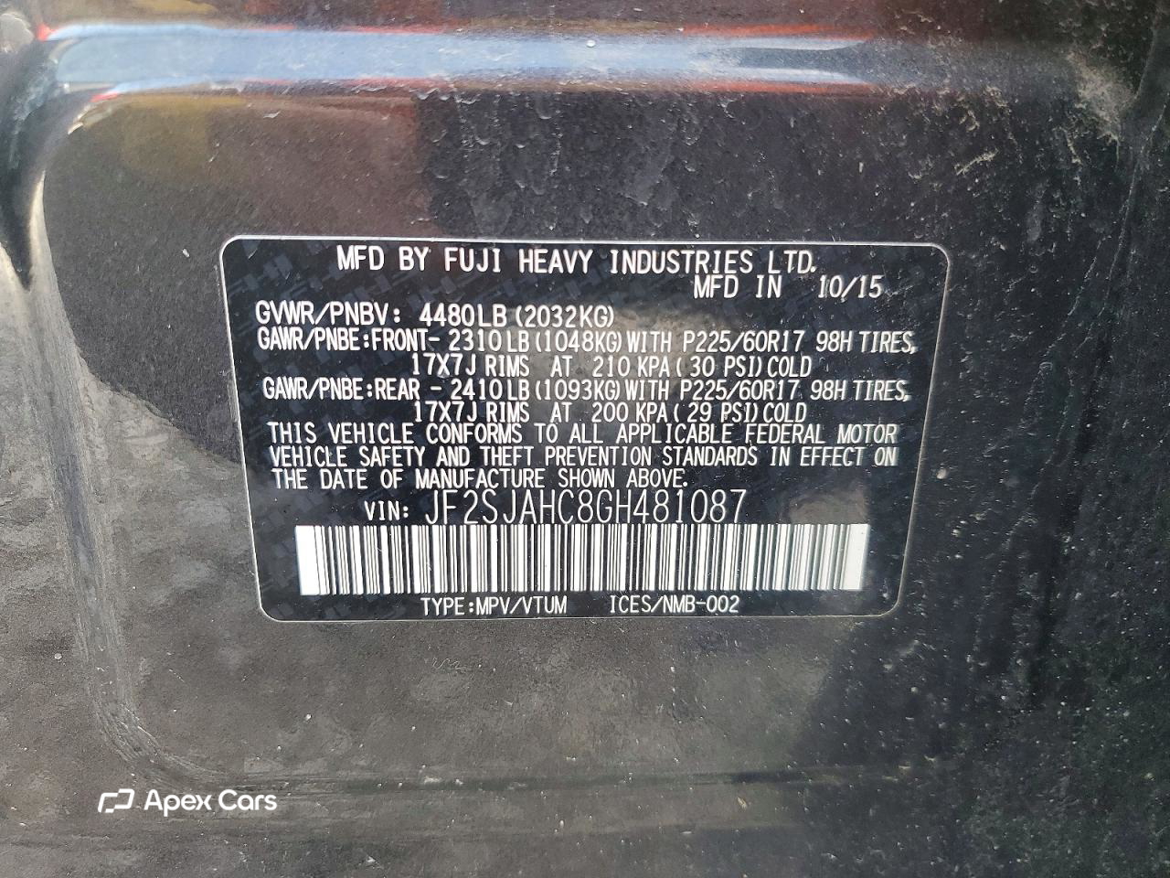 Subaru Forester 2016