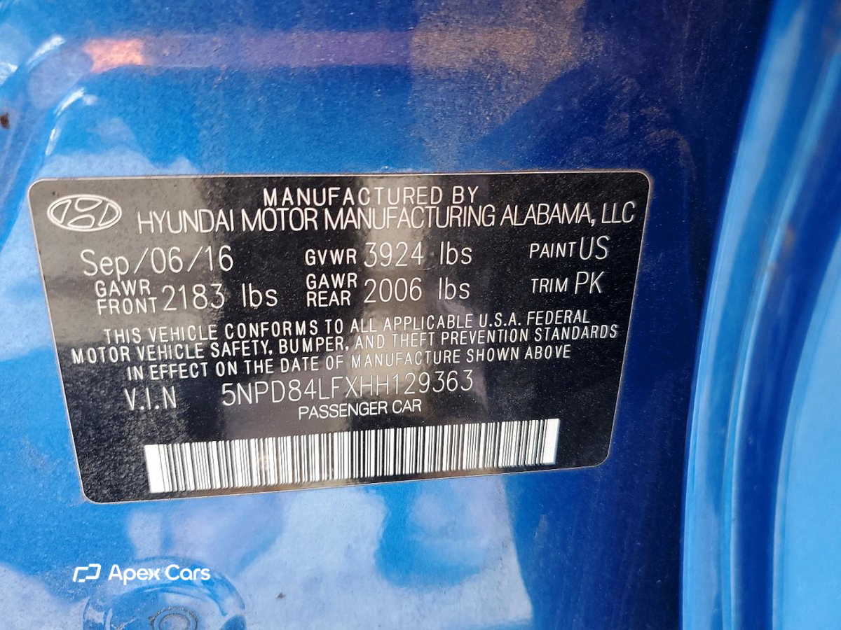 Hyundai Elantra 2017