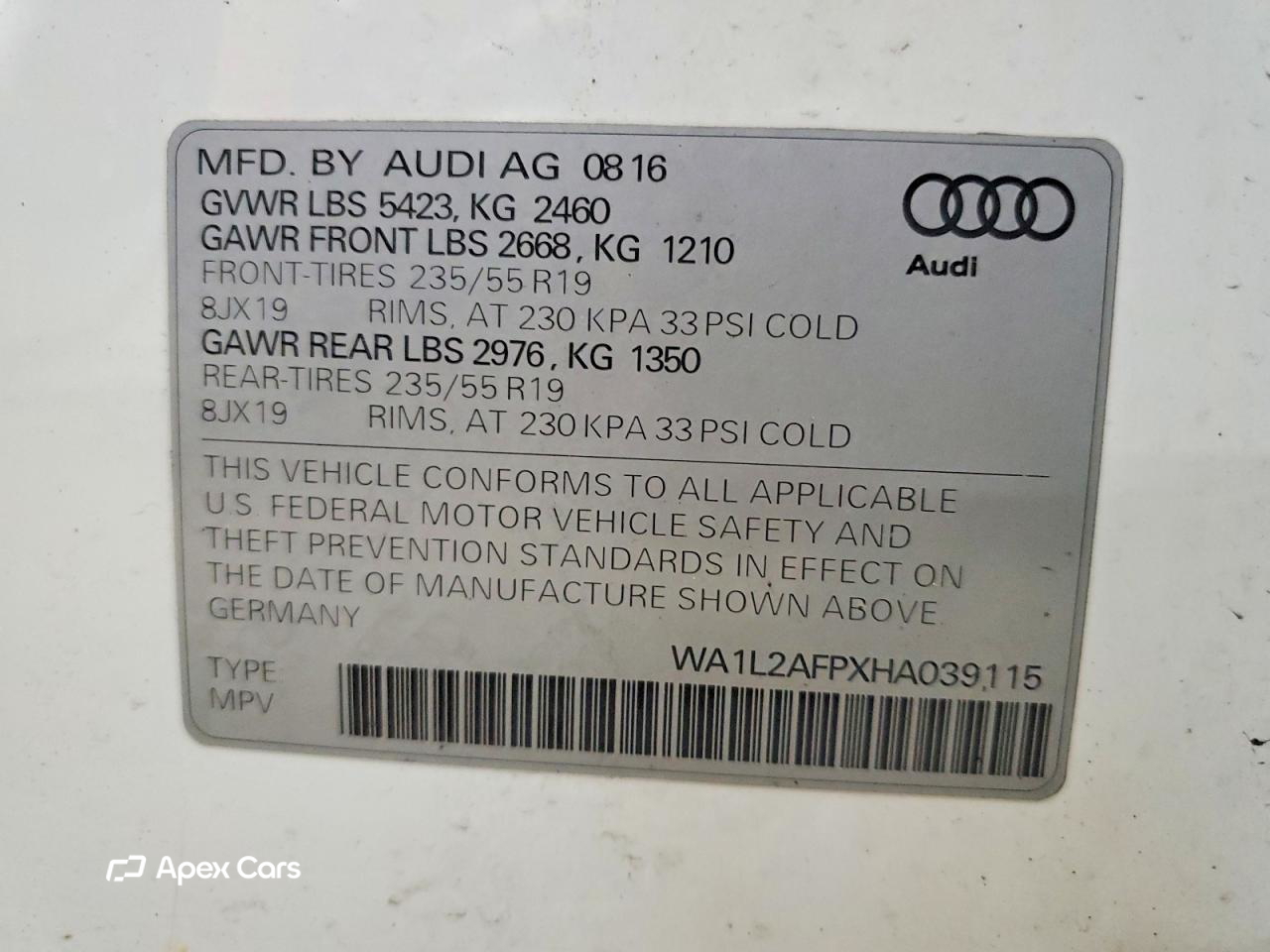 Audi Q5 2017