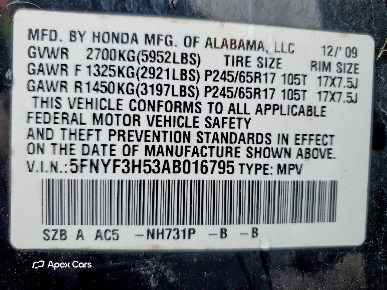 Honda Pilot 2010
