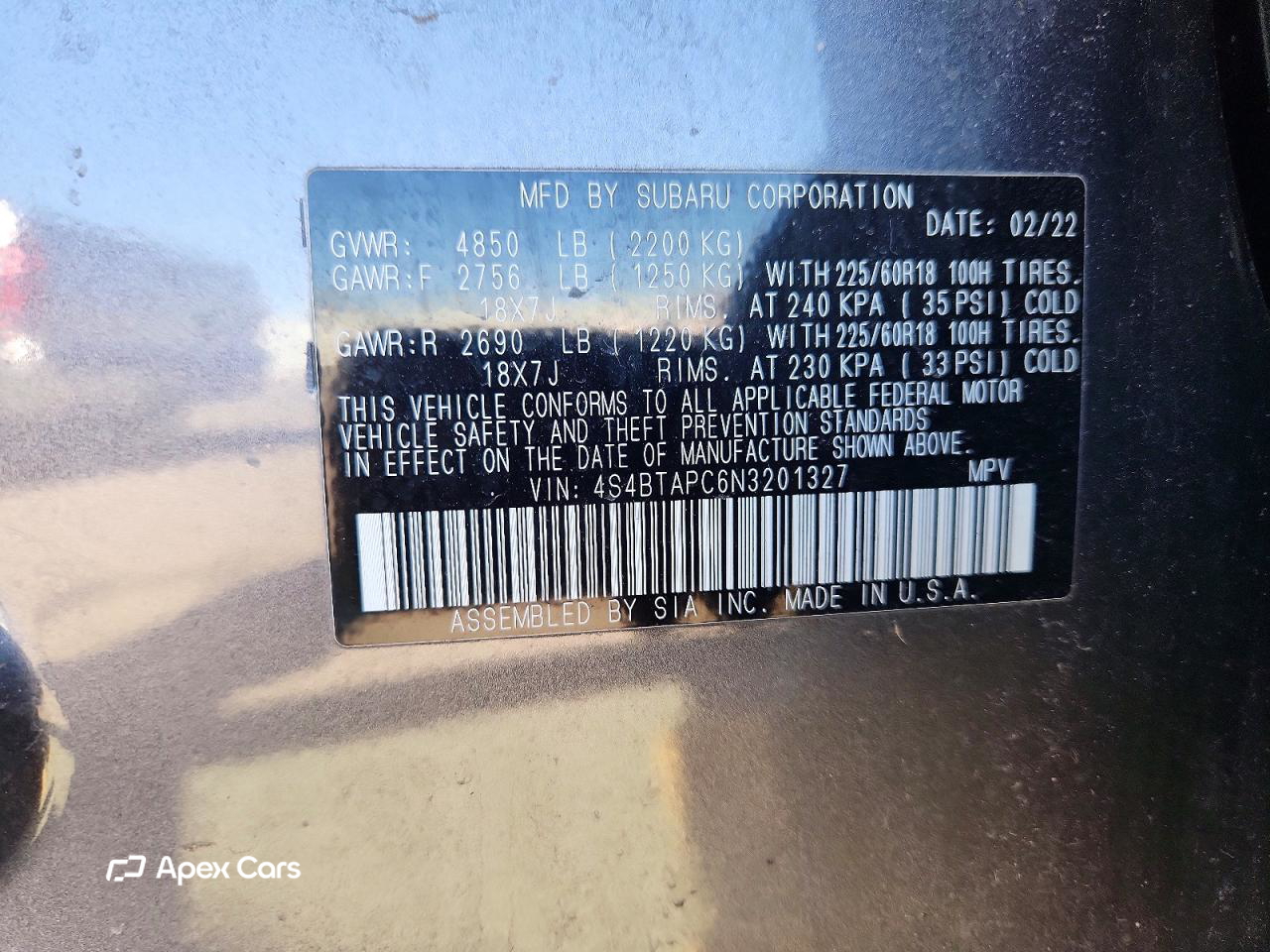 Subaru Outback 2022