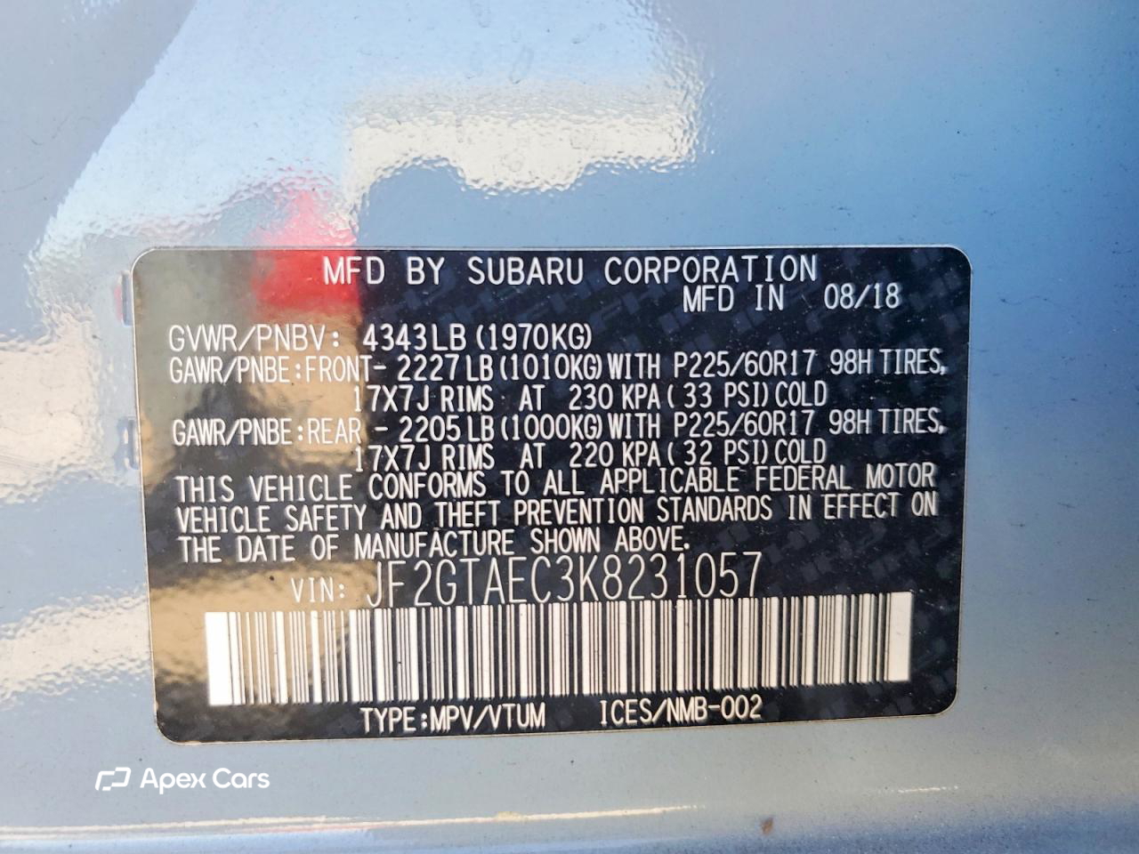 Subaru XV 2019