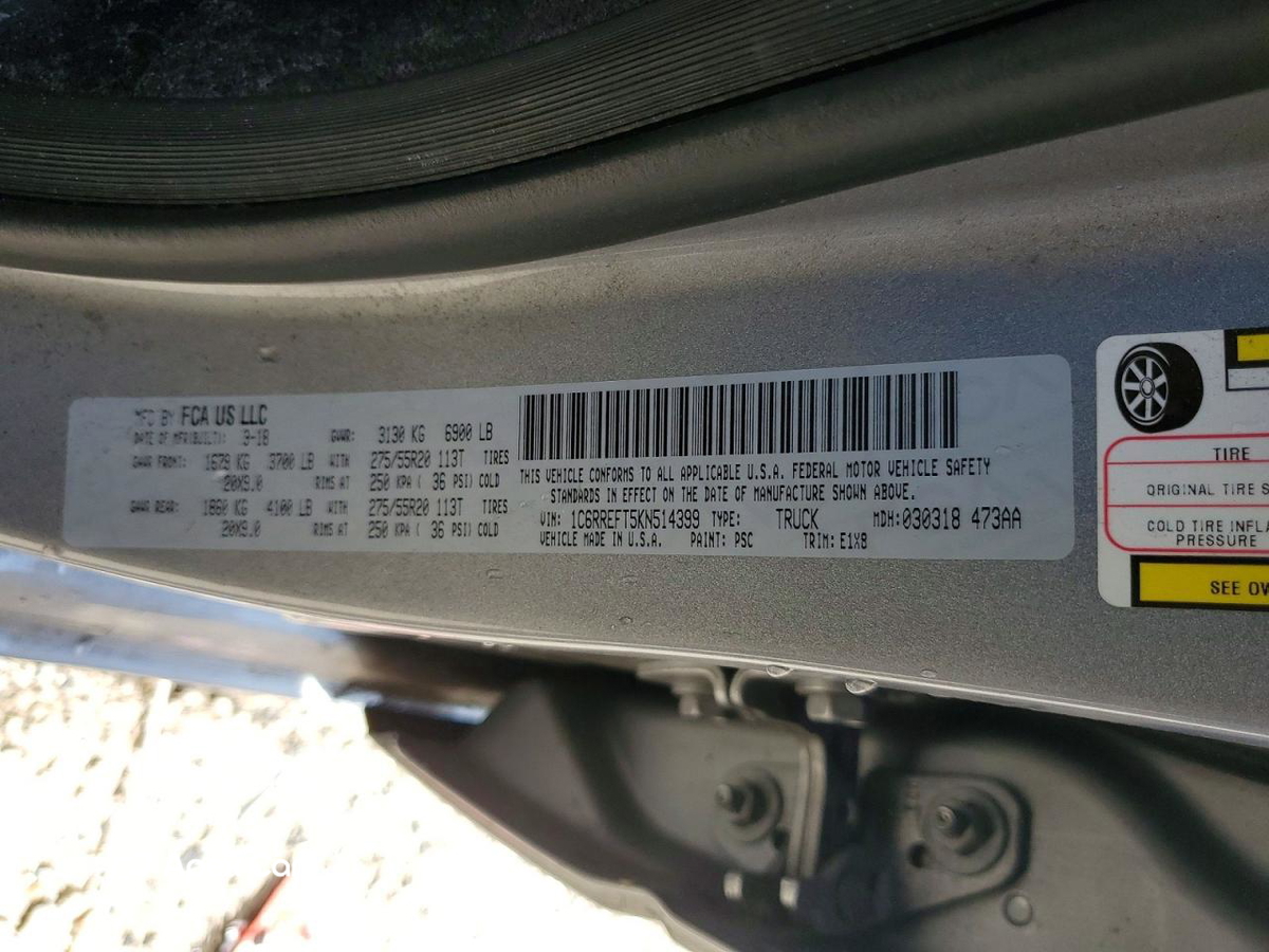 RAM 1500 2019